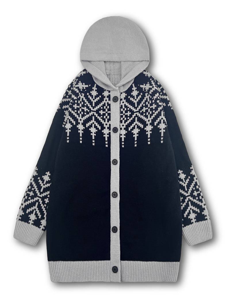 Hadassah - Palton Elegant De Iarnă Din țesătură Oversized