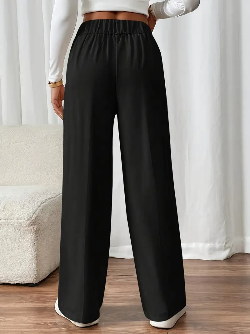 Orvella - Pantaloni Confortabili Largi Cu Buzunare