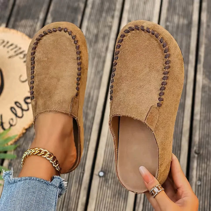 Lidja - Pantofi Din Piele Vintage