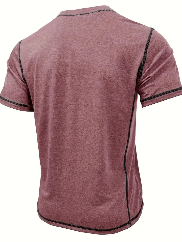 Orazio - Tricou Cu Mâneci Scurte și Nasturi