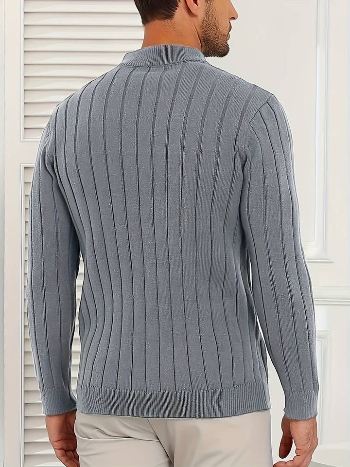 Yedidya - Pulover Casual cu Mâneci Lungi Din Tricot