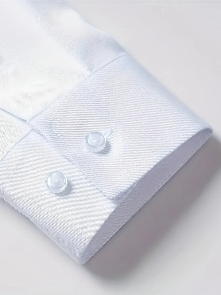 Byron - Cămașă Elegantă Cu Mâneci Lungi și Nasturi