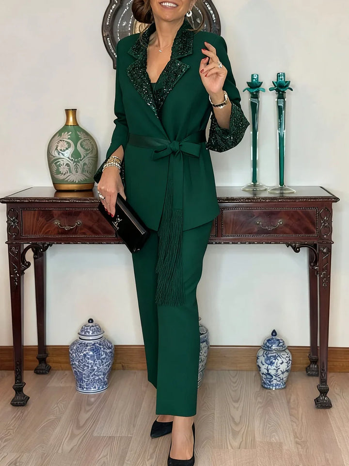 Nitzanit - Set Elegant Format Din Sacou și Pantaloni