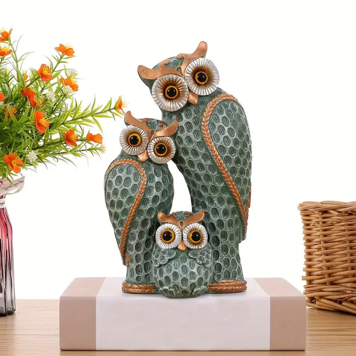 EchoOwlet - Figurină Modernă Cu Familie De Bufnițe
