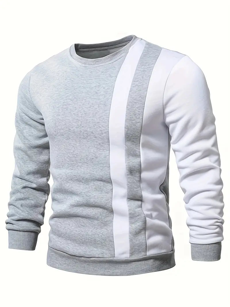 Blaine - Hanorac Elegant Cu Dungi Contrastante