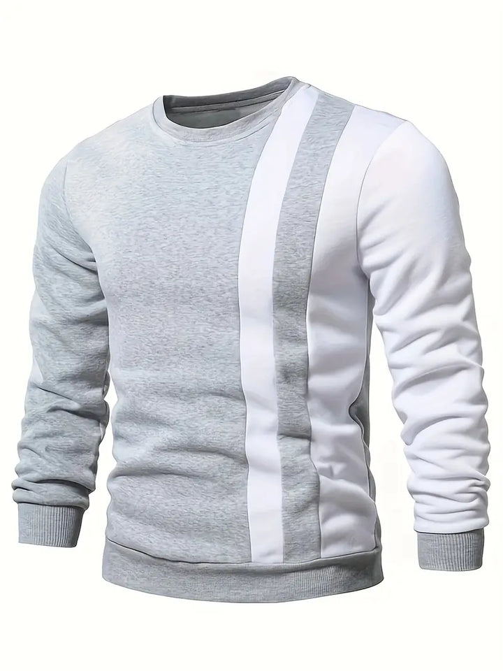 Blaine - Hanorac Elegant Cu Dungi Contrastante
