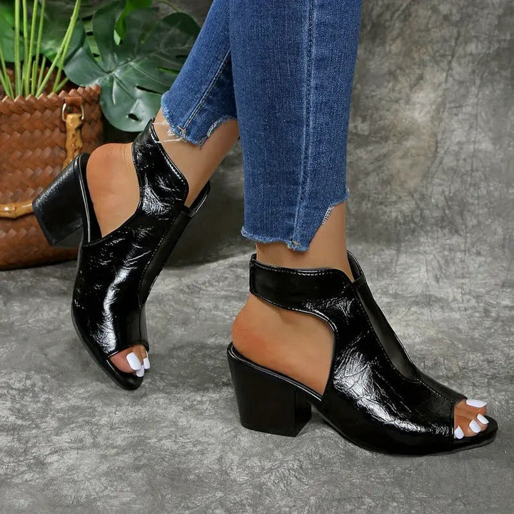 Thomis - Sandale Din Piele Antiderapante Cu Vârful Deschis