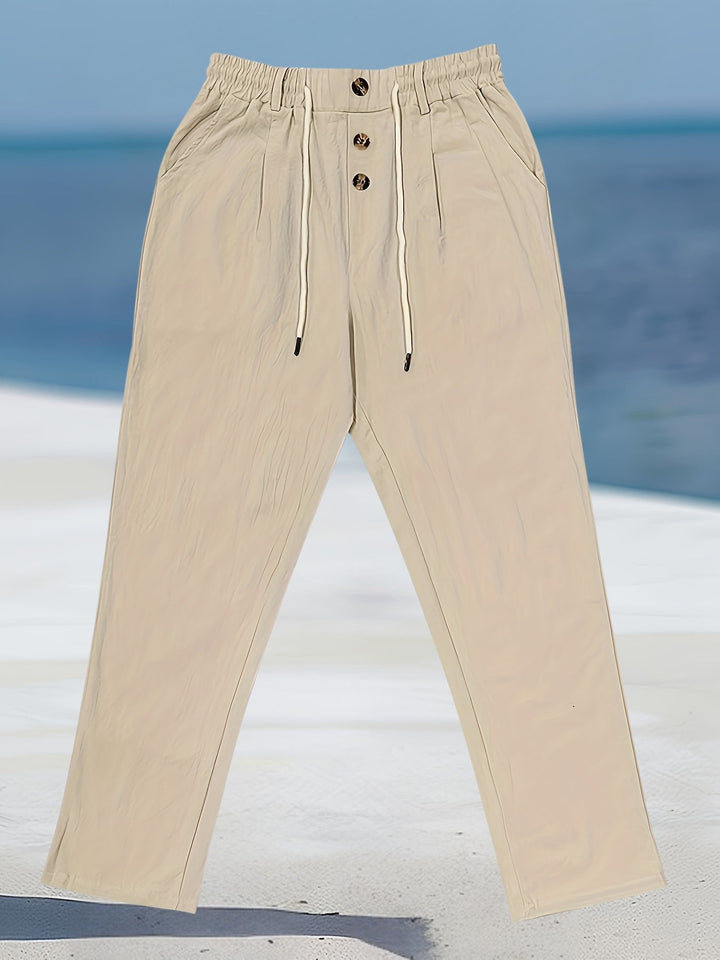 Aznar - Pantaloni Dezinvolt Din In Elastice