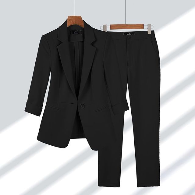Viktoriya - Setează Blazer Si Pantaloni Din Două Piese
