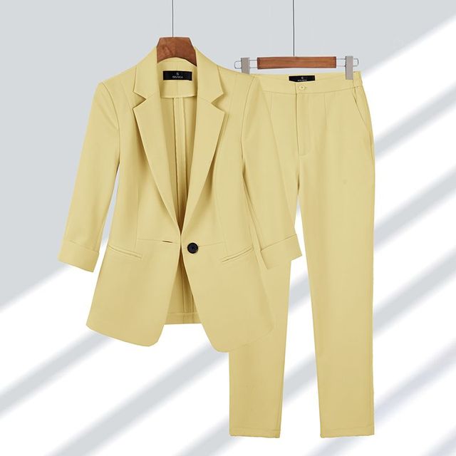Viktoriya - Setează Blazer Si Pantaloni Din Două Piese