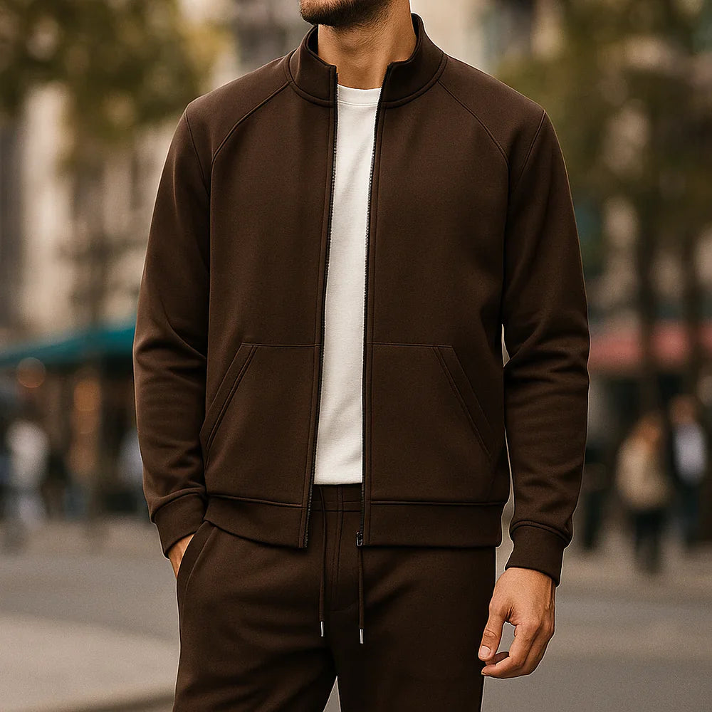 Brook - Set De Trening Casual Cu Fermoar