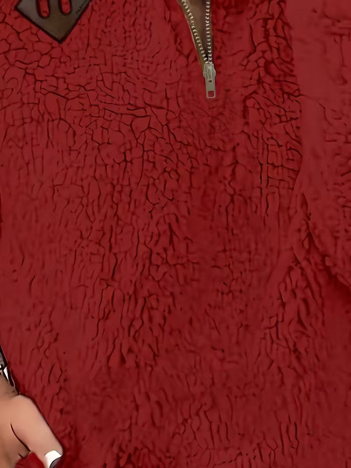 Humera - Jachetă Elegantă Cu Mâneci Lungi și Fermoar