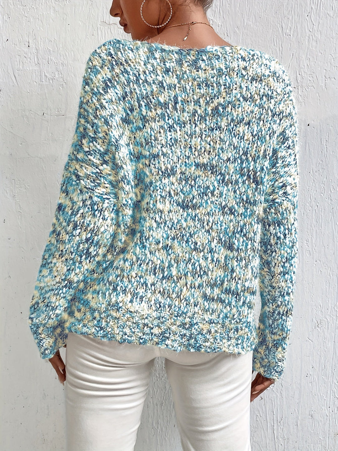 Chryselda - Pulover Casual Cu Mâneci Lungi Din Tricot