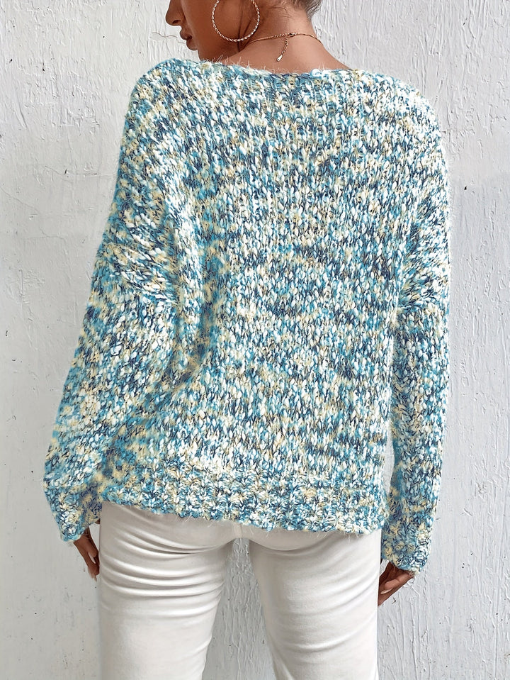 Chryselda - Pulover Casual Cu Mâneci Lungi Din Tricot