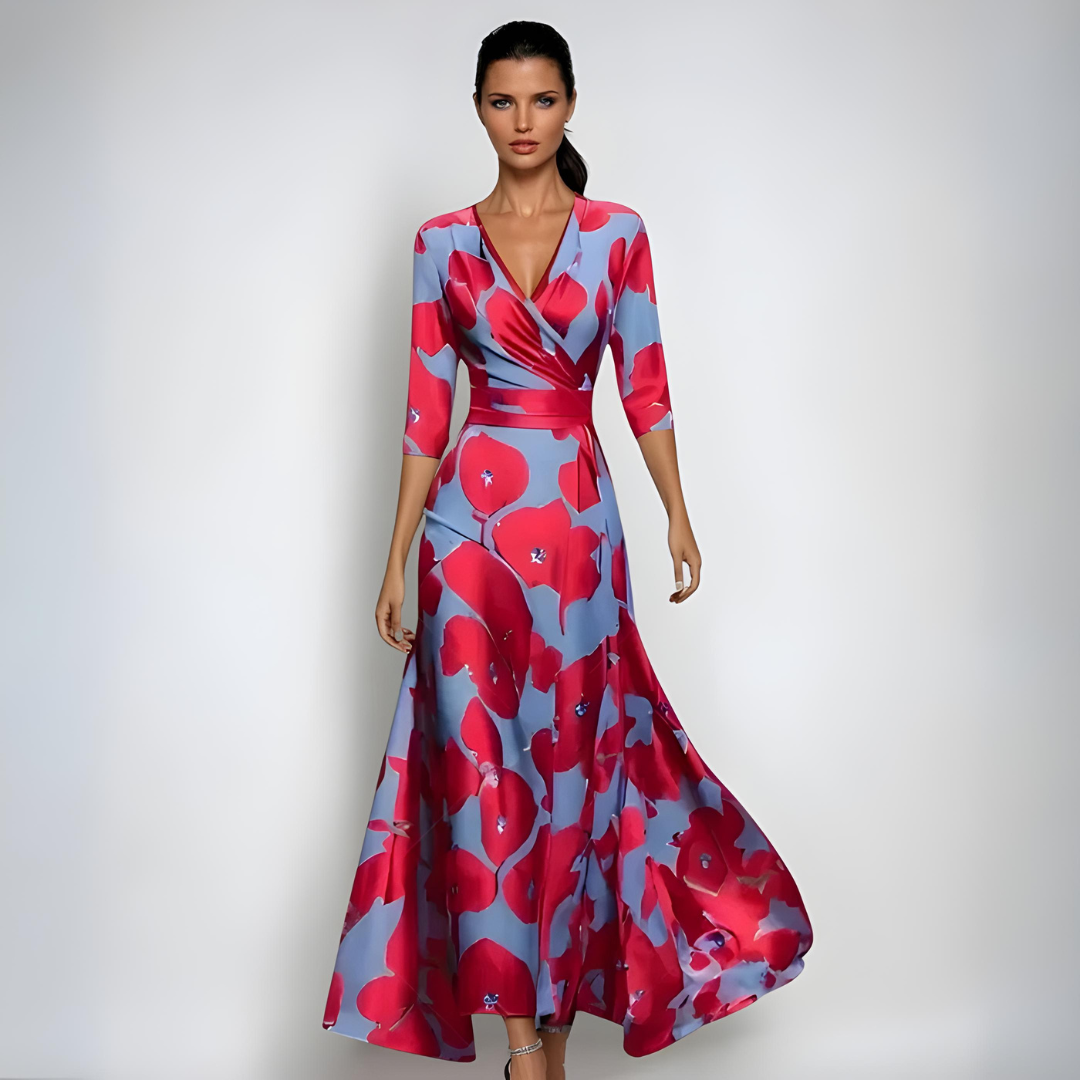 Annemiek - Rochie Florală Luxoasă
