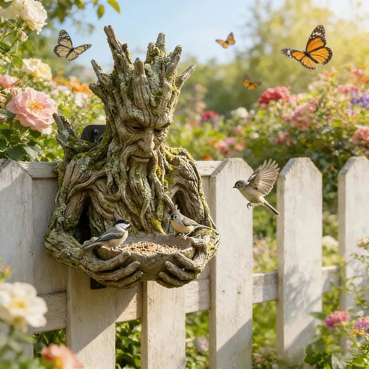 NatureHold – O Sculptură Pentru Hrănirea Păsărilor Integrată în Copac
