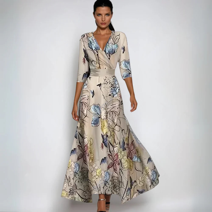 Annemiek - Rochie Florală Luxoasă