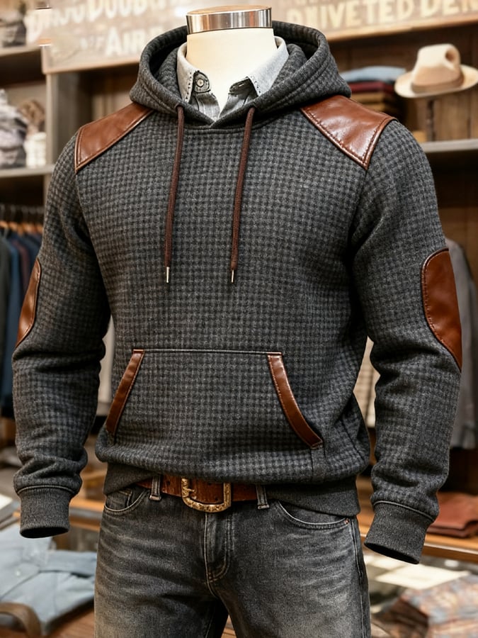 Southee - Hanorac Cu Mâneci Lungi și Proiectare Tip Waffle