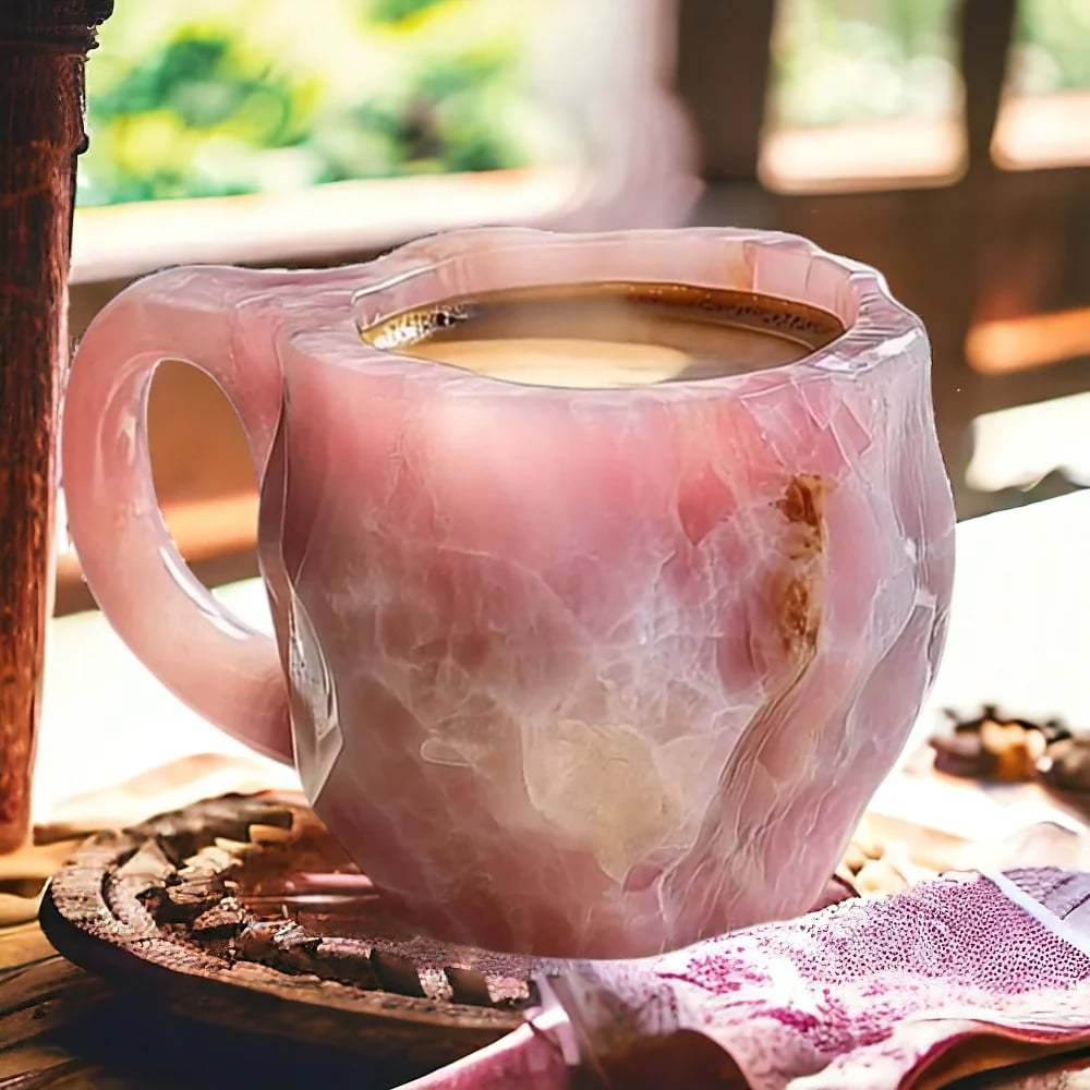CrystalMug - Cani De Cafea Din Cristal Mineral
