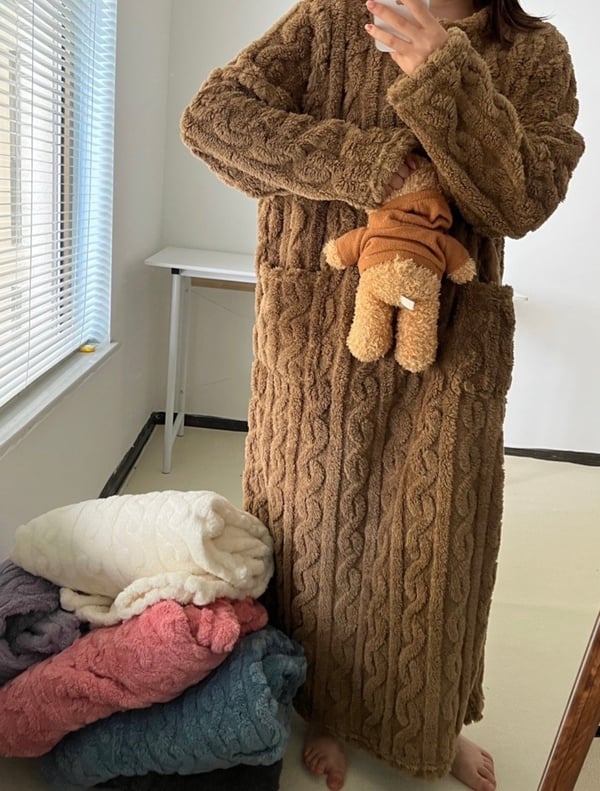 Vreni - Iarnă Coralul Catifea Acasă Haine