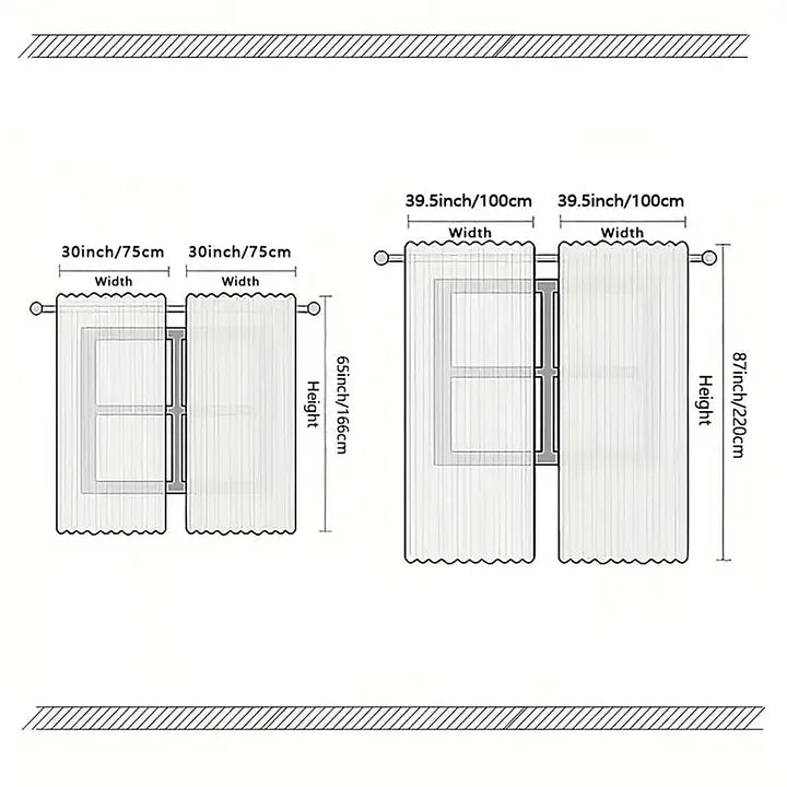 FrostLinen - Perdele cu Tematică de Crăciun