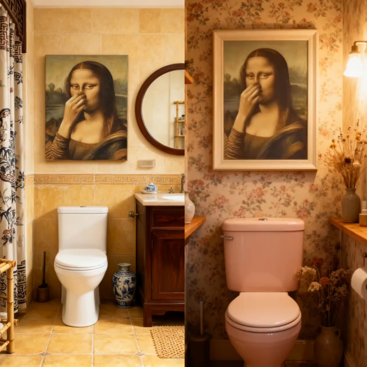 WinkArt - Mona Lisa cu un Poster Umoristic