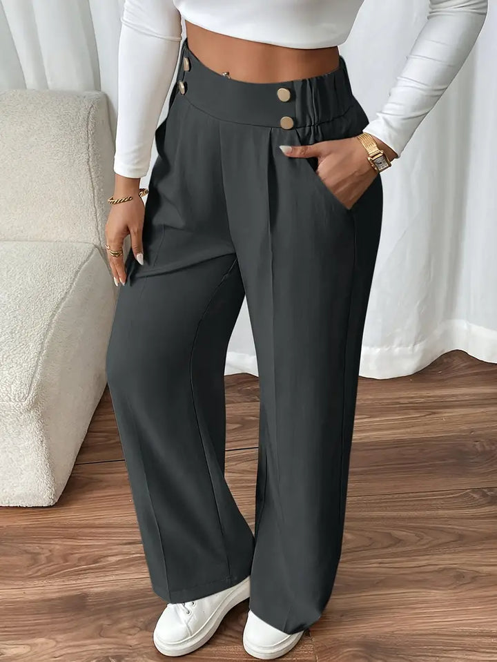 Orvella - Pantaloni Confortabili Largi Cu Buzunare