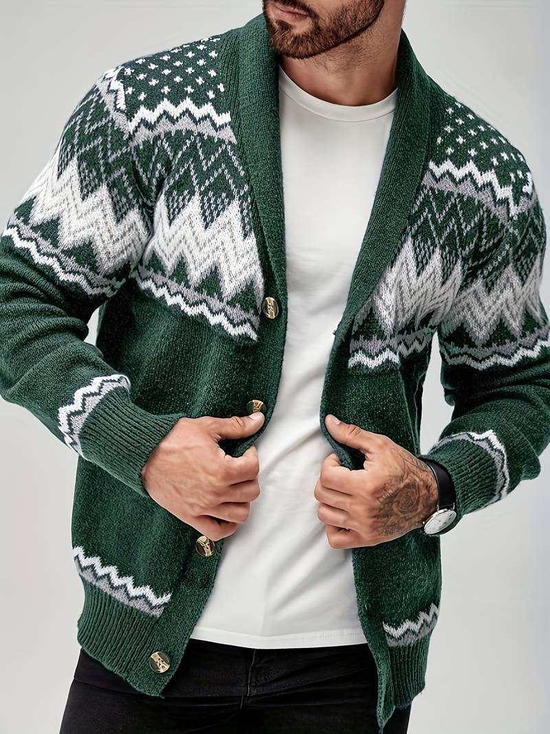 Elroy - Pulover Casual cu Model Geometric