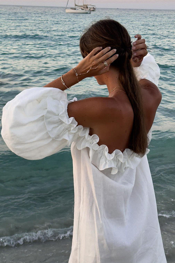 Francisca - Rochie Elegantă De Vară Fără Umăr