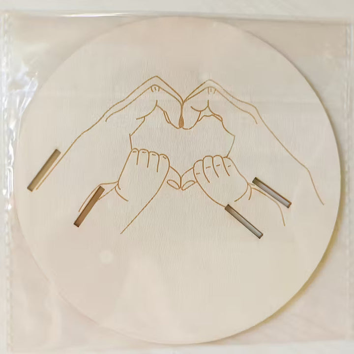 BirthMark - Placă de Lemn Pentru Brățară de Naștere