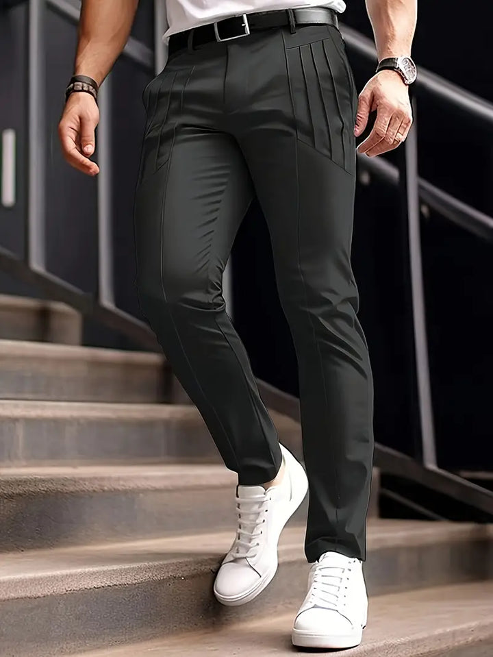 Edgardo - Pantaloni Informal Cu Buzunar Lateral