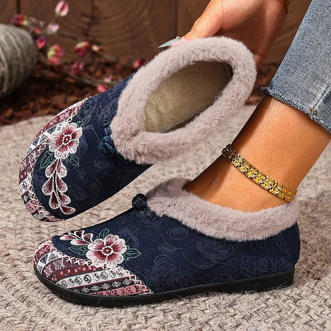 Dannelia – Pantofi Comozi Din Blană Artificială