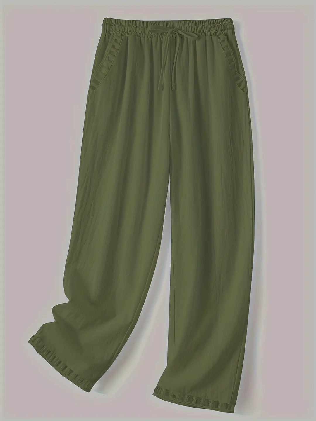 Tracey - Contrastul Trim Pantaloni Tăiați