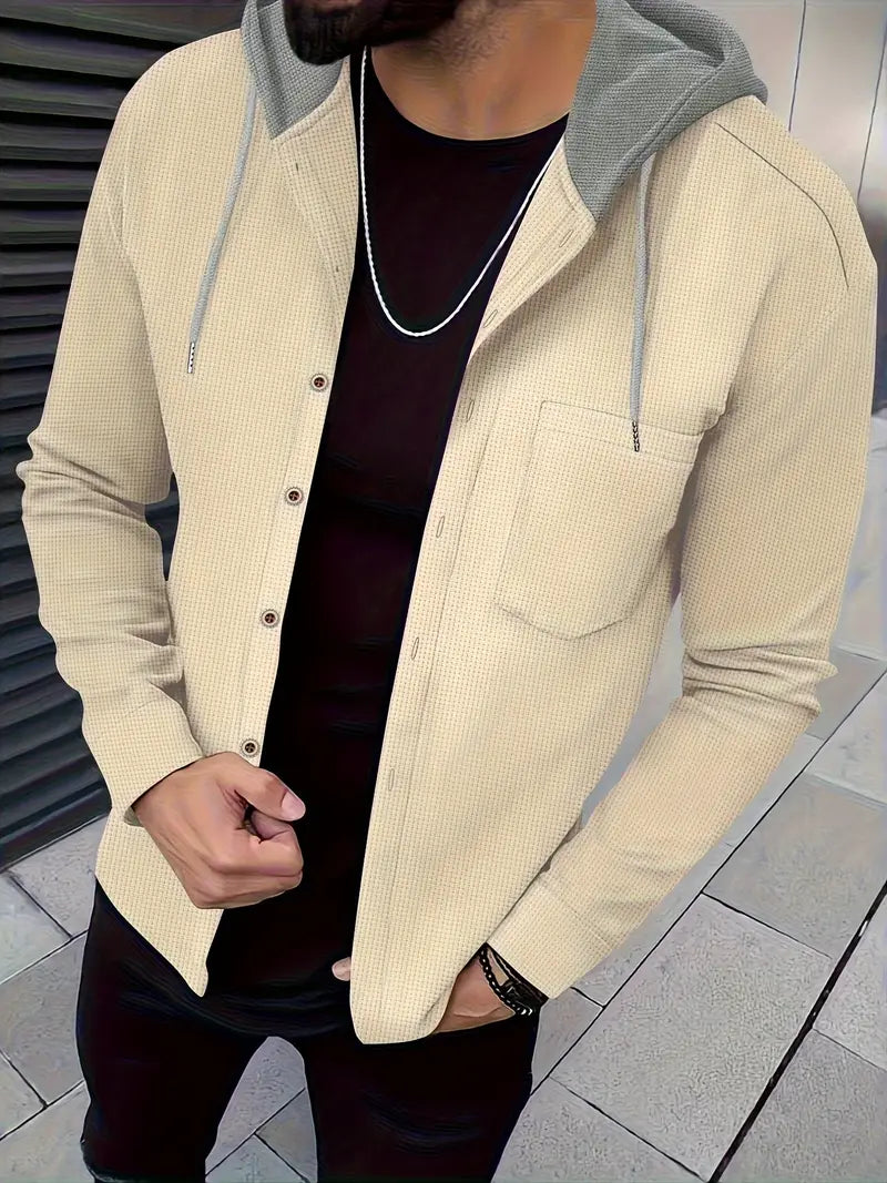 Johnathan - Jachetă Casual Cu Glugă și Buzunar