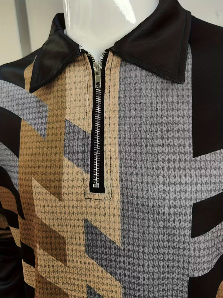 Thomson - Cămașă Cu Mânecă Lungă Si Jumătate De Fermoar