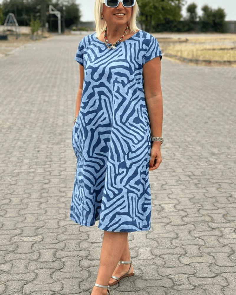 Lorenza - Rochie Din Bumbac Inspirată Din Stilul Vintage