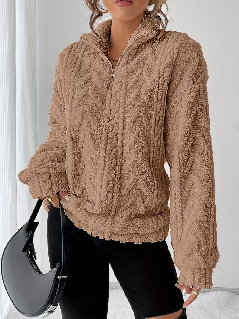 Nessia – Hanorac Versatil Din Fleece, Care Ține De Cald