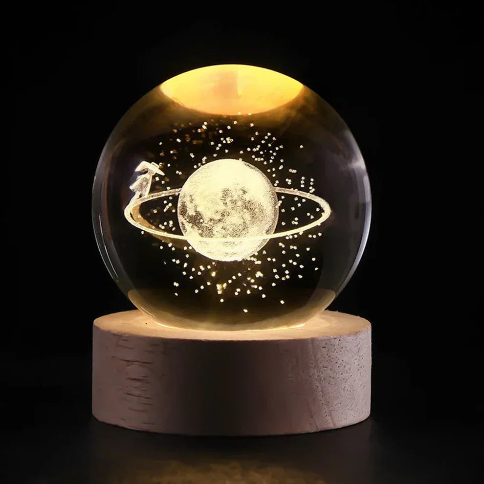 Glow Sphere – Lampă Cu Bilă De Cristal Luminoasă