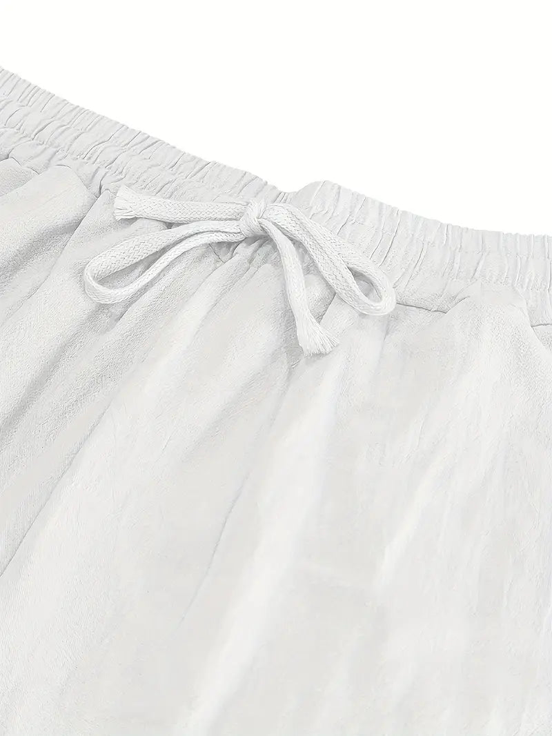 Babaev - Pantaloni Eleganți Din In