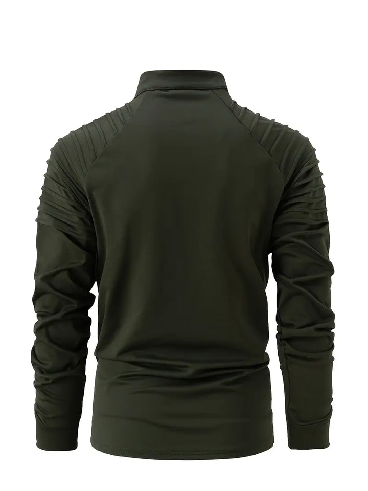 Linwood  - Tricou Polo Cu Mânecă Lungă și Fermoar