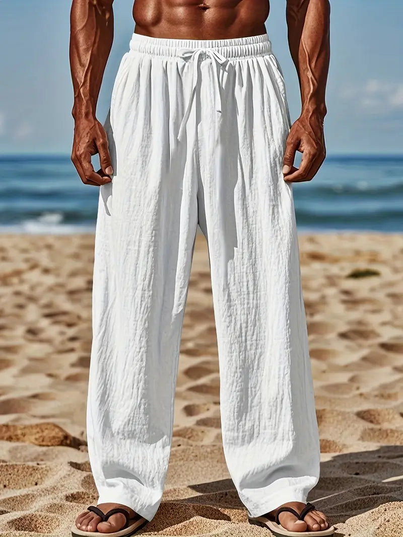 Babaev - Pantaloni Eleganți Din In