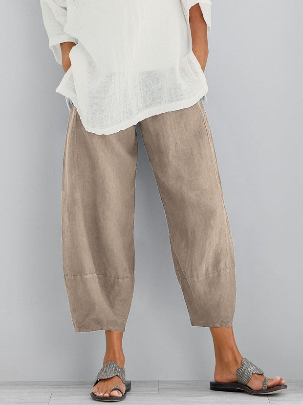 Taylah - Pantaloni Largi Din in