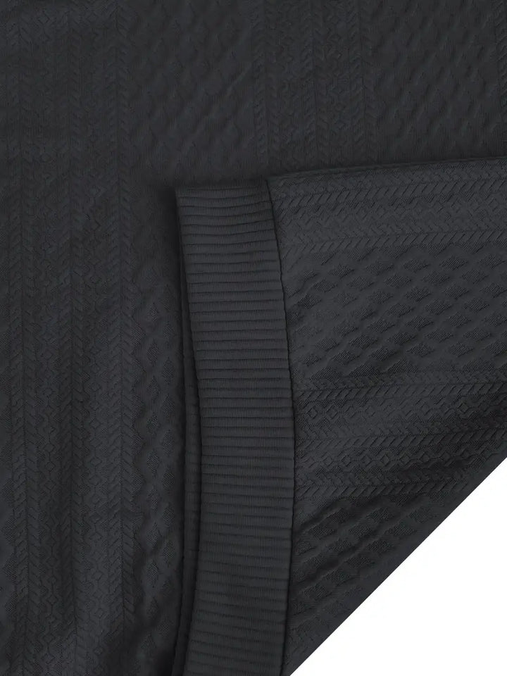 Karah - Hanorac Cu Mâneci Lungi Tricotat și Glugă