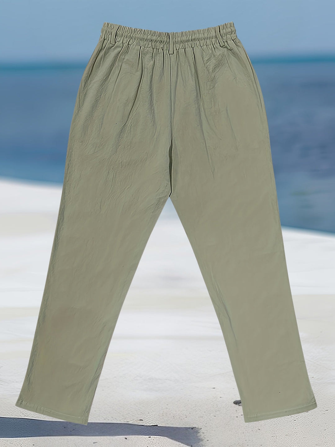 Aznar - Pantaloni Dezinvolt Din In Elastice