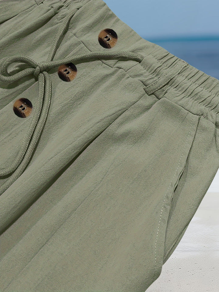 Aznar - Pantaloni Dezinvolt Din In Elastice