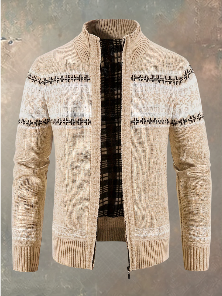 Gerran – Cardigan Confortabil Din Tricot, Cu Fermoar