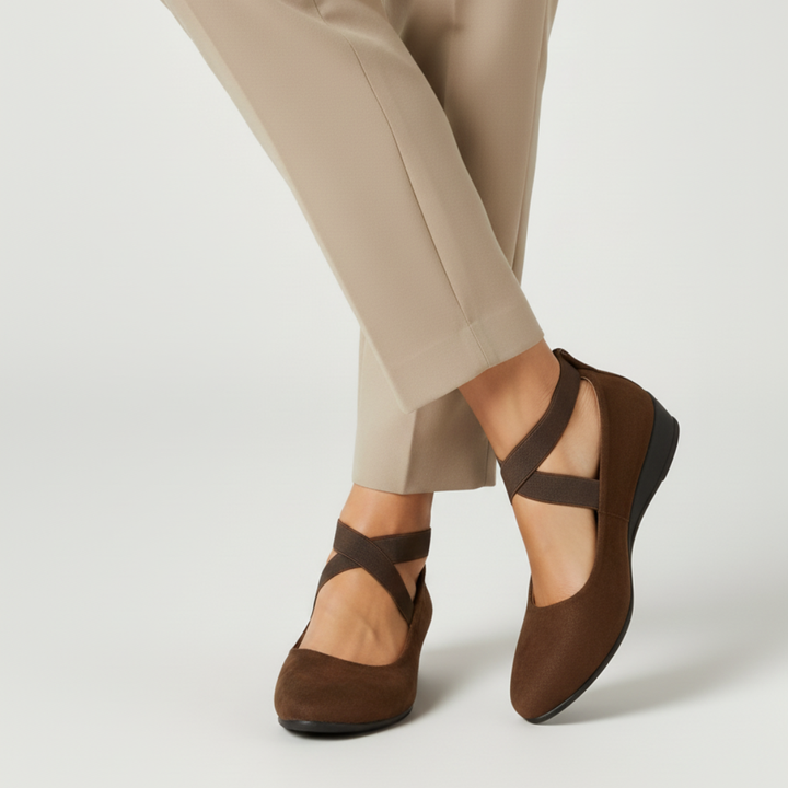 Dalida – Pantofi Ortopedici Cu Curele încrucișate