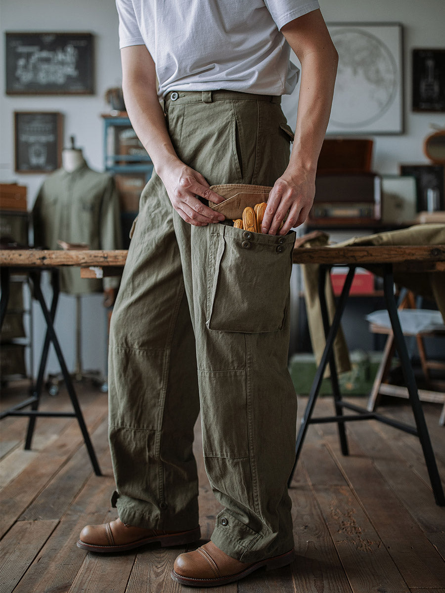 Ibrahim - Armată M-47 Eșapament Twill Pantaloni