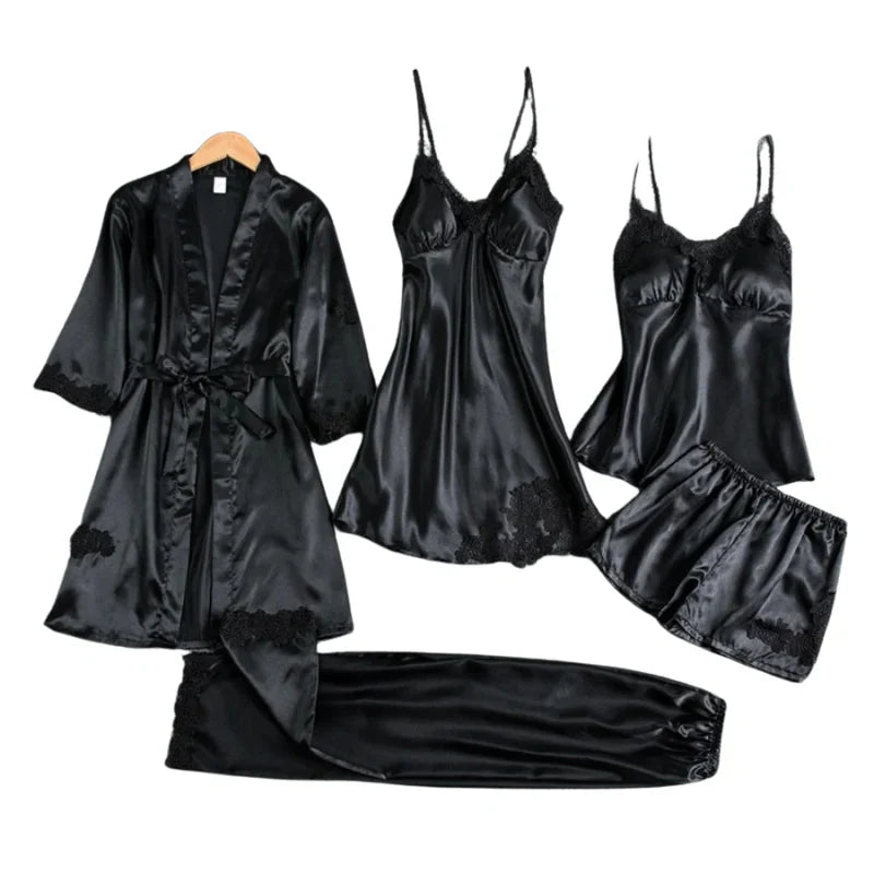 Audrey - Set din 5 Piese din Satin