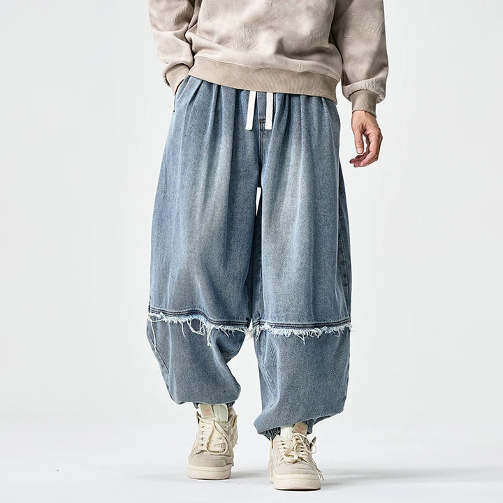 Brennan – Pantaloni De Jogging Din Denim Cu Croi Larg și Stilat